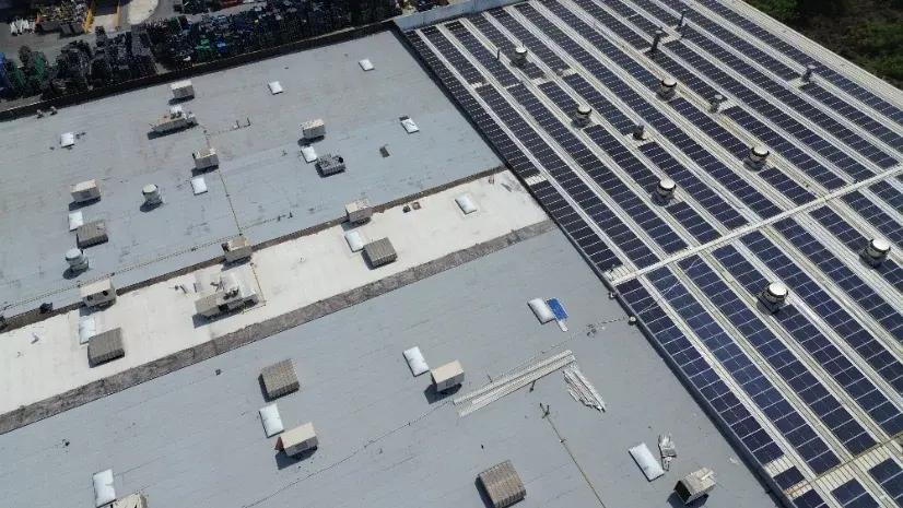 Planta solar en techo industrial en Hermosillo, proyecto de CERTA Electric